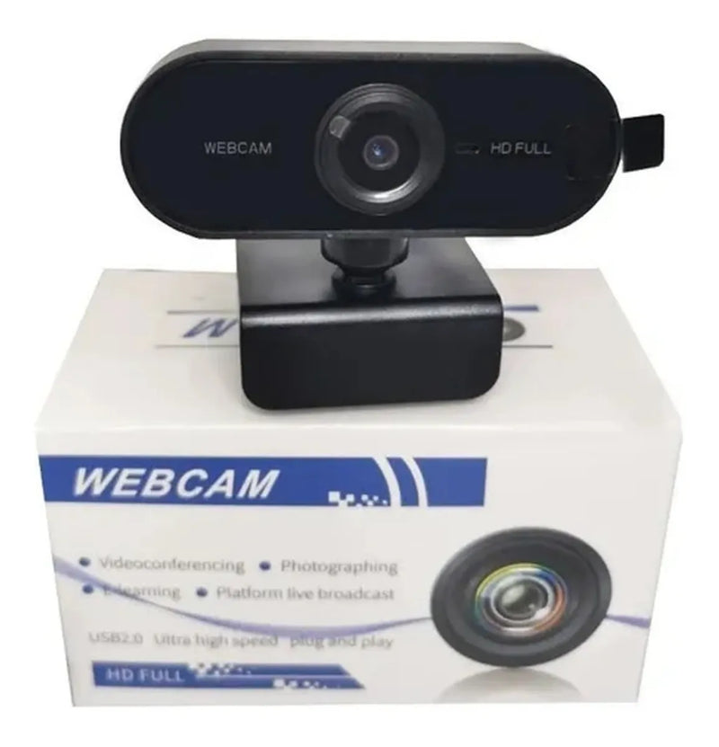 Webcam 1080p Full Hd Alta Definição Live Gira 360 Usb Vídeo
