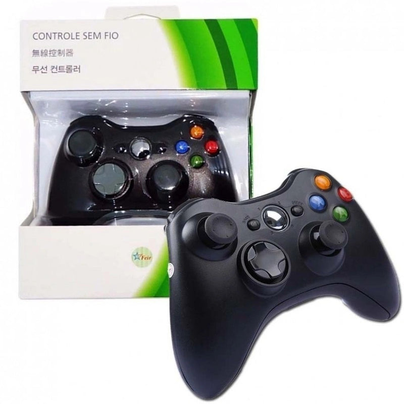 Controle Video Game Xbox 360 Pc Joystick Manete X360